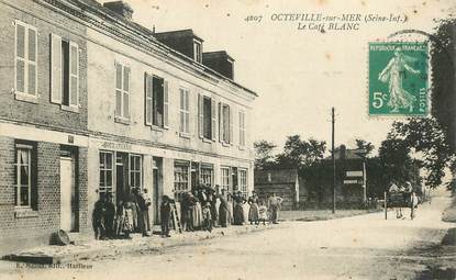 CPA FRANCE 76 "Octeville sur Mer, le Café Blanc" 