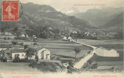 / CPA FRANCE 09 "Ercé près Aulus Les Bains, vue sur la vallée "