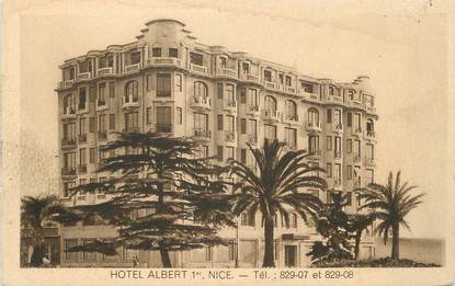 / CPA FRANCE 06  "Nice, hôtel Albert 1er "
