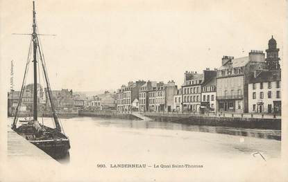 / CPA FRANCE 29 "Landerneau, le quai Saint Thomas"