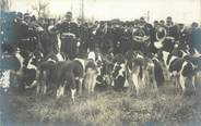 91 Essonne CARTE PHOTO FRANCE 91 "Etampes" CHASSE A COURRE