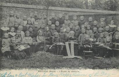 CPA FRANCE 59 "Bailleul, Ecole de dentelle"