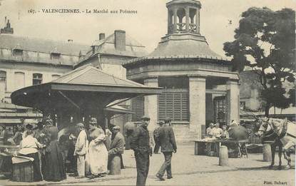 CPA FRANCE 59  "Valenciennes, le marché aux Poissons"