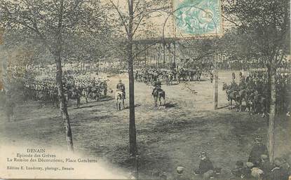 CPA FRANCE 59 "Denain, remise des décorations, place Gambetta"