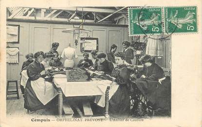 CPA FRANCE 60 "Cempuis, Orphelinat Prévost, atelier de couture"