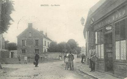 CPA FRANCE 60 "Ercuis, la mairie" / TAMBOUR DE VILLE