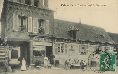 CPA FRANCE  60 "Talmontiers, Hotel du Commerce" / EPICERIE