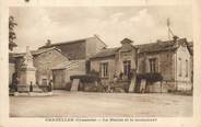 16 Charente / CPA FRANCE 16 "Chazelles, la mairie et le monument"