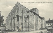 16 Charente / CPA FRANCE 16 "Cellefrouin, portail ogival de l'église abbatiale romaine"