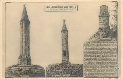 / CPA FRANCE 16 "Les Lanternes des Morts de la Charente"