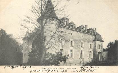 / CPA FRANCE 16 "Chalais, château Labeaurie"