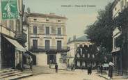 16 Charente / CPA FRANCE 16 "Chalais, place de la Fontaine"