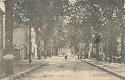 / CPA FRANCE 16 "Chalais, avenue de la gare"