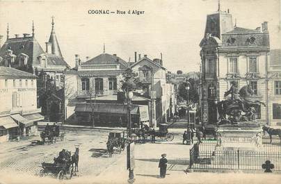 / CPA FRANCE 16 "Cognac, rue d'Alger"
