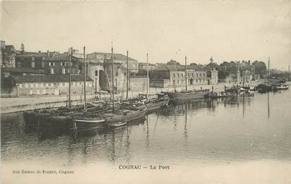 / CPA FRANCE 16 "Cognac, le port "