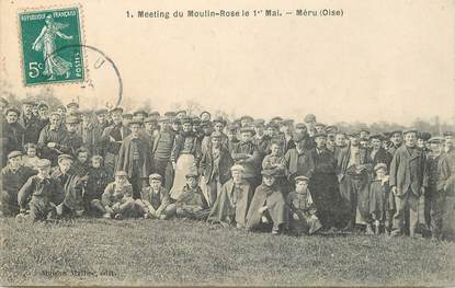 CPA FRANCE 60 "Méru, meeting du Moulin Rose, 1er mai"