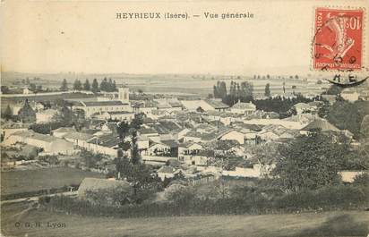 CPA FRANCE 38 "Heyrieux, vue générale"