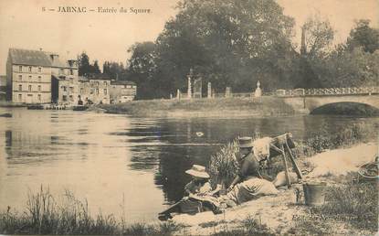 / CPA FRANCE 16 "Jarnac, entrée du square"