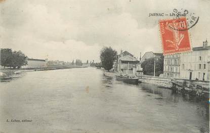 / CPA FRANCE 16 "Jarnac, les quais"