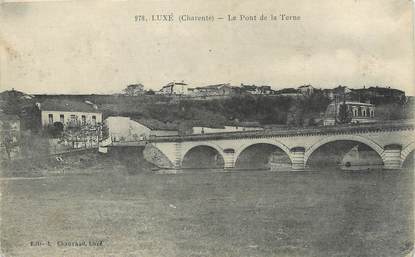 / CPA FRANCE 16 "Luxé, le pont de la Terne"