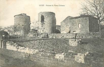 / CPA FRANCE 16 "Luxé, ruines du vieux château"