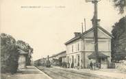 16 Charente / CPA FRANCE 16 "Montmoreau, la gare"