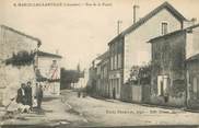 16 Charente / CPA FRANCE 16 "Marcillac Lanville, rue de la poste"