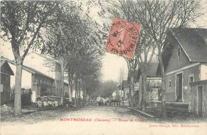 / CPA FRANCE 16 "Montmoreau, route de Chalais"