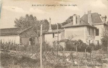 / CPA FRANCE 16 "Malaville, une vue du logis"