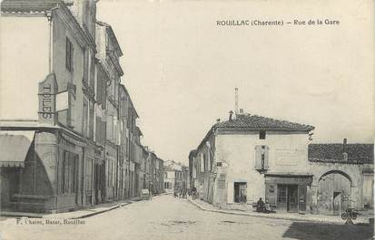 / CPA FRANCE 16 "Rouillac, rue de la gare"