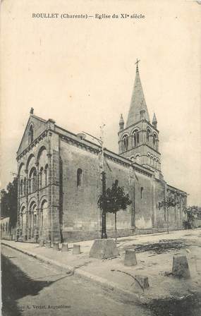 / CPA FRANCE 16 "Roullet, église du XIè siècle"