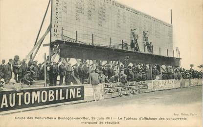 CPA FRANCE 62 "Boulogne sur Mer, coupe des Voiturettes,  1911"