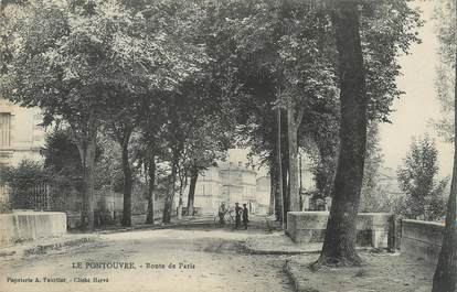 / CPA FRANCE 16 "Le Pontouvre, route de Paris"