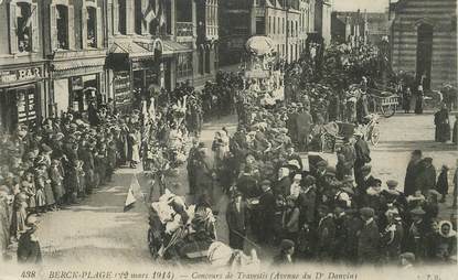 CPA FRANCE 62 "Berck, concours de travestis, 1914"