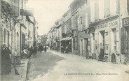 16 Charente / CPA FRANCE 16 "La Rochefoucauld, rue Porte Marcillac"