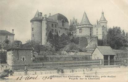 / CPA FRANCE 16 "Verteuil, château"