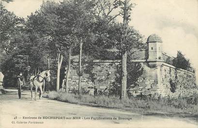 / CPA FRANCE 17 "Les fortifications de Brouage" / ATTELAGE