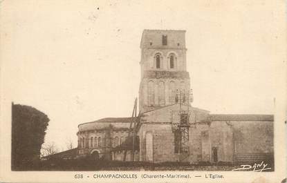 / CPA FRANCE 17 "Champagnolles, l'église"