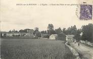 17 Charente Maritime / CPA FRANCE 17 "Doeuil sur le Mignon, l'église, l'école des filles et vue générale"