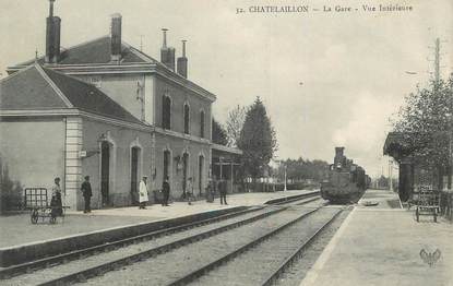 / CPA FRANCE 17 "Chatelaillon, la gare"