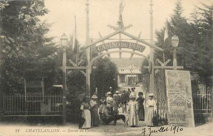 / CPA FRANCE 17 "Chatelaillon, entrée du casino"