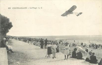 / CPA FRANCE 17 "Chatelaillon, la plage"