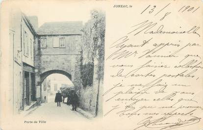 / CPA FRANCE 17 "Jonzac, porte de ville"