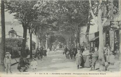 / CPA FRANCE 17 "Fouras les Bains, perspective du boulevard Allard"