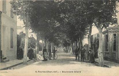 / CPA FRANCE 17 "Fouras, boulevard Allard " 