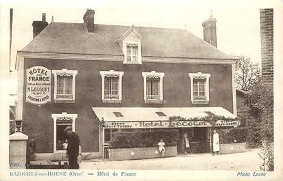 CPA FRANCE 61 "Bazoches sur Hoene, Hotel de France"