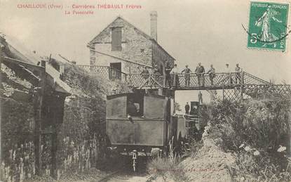 CPA FRANCE 61 "Chailloué, carrières Thébault Frères, la Passerelle"