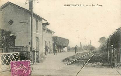  CPA FRANCE 61 "Hauterive, la gare"