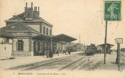  CPA FRANCE 61 "Mortagne, la gare" / TRAIN