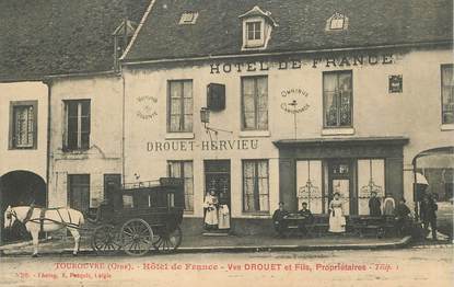  CPA  FRANCE 61 "Tourouvre, Hotel de France, Pr. Drouet & Fils"